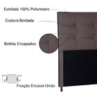 Cabeceira Queen 1 60m Roma Corano - Pallazio - Marrom