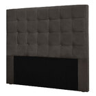 Cabeceira Queen 1 60m Santiago Suede - Pallazio - Cinza