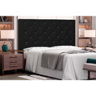 Cabeceira Queen 1 60m Tânia Corano Preto - Pallazio