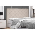 Cabeceira Queen 1 60m Tânia Suede - Pallazio - Bege