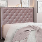 Cabeceira Queen 1 60m Tânia Veludo Lilás - Pallazio