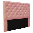 Cabeceira Queen 1 60m Tânia Veludo - Pallazio - Rosa