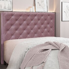 Cabeceira Queen 1 60m Tânia Veludo Uva - Pallazio