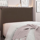 Cabeceira Queen 1 60m Veneza Veludo - Pallazio - Marrom