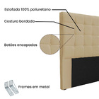 Cabeceira Queen 1 60m Verona Linho Dourado - Pallazio