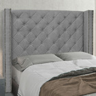 Cabeceira Queen 1 60m Vicenza Linho Rústico - Pallazio - Cinz