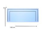 Cabeceira Queen  Charlotti  Dupla Tacha Corino Azul 160x65