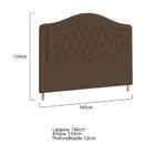 Cabeceira Queen Ághata P04 160 Cm Suede - Amarena Móveis - Ma