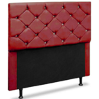 Cabeceira Queen Alemanha 160 Cm Suede Vermelho - D A Decor