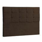 Cabeceira Queen Ana Luisa 160 Cm Suede Marrom - D A Decor