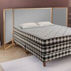 Cabeceira Queen Articulada Lambri 160cm  Cinza