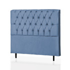 Cabeceira Queen Baby 160 Cm Suede Azul Turquesa- D A Decor