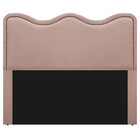 Cabeceira Queen Bari P02 160 Cm Para Cama Box Suede - Amarena