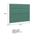 Cabeceira Queen Berlim P04 160 Cm Suede - Doce Sonho Móveis -