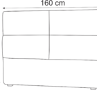 Cabeceira Queen Bia 160 Cm Suede Cappucino - D A Decor