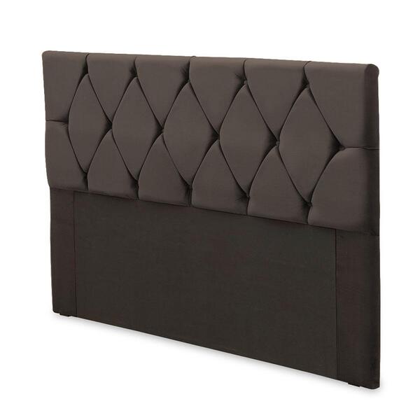 Cabeceira Queen Bia Bege Pena 1,60m