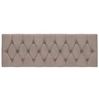 Cabeceira Queen Box Laura Malbec Captonê Bege Claro