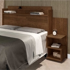 Cabeceira Queen Box Nicho Charlotte Malbec