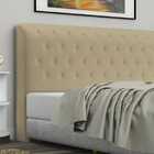 Cabeceira Queen Brenda 160 Cm Suede Bege - D A Decor