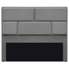 Cabeceira Queen Brick P02 160 Cm Para Cama Box Corano - Amare