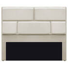 Cabeceira Queen Brick P02 160 Cm Para Cama Box Linho - Amaren