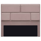 Cabeceira Queen Brick P02 160 Cm Para Cama Box Linho - Doce S
