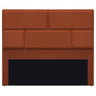 Cabeceira Queen Brick P02 160 Cm Para Cama Box Suede - Amaren