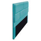 Cabeceira Queen Brick P02 160 Cm Para Cama Box Suede - Doce S