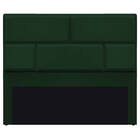 Cabeceira Queen Brick P02 160 Cm Para Cama Box Suede - Doce S