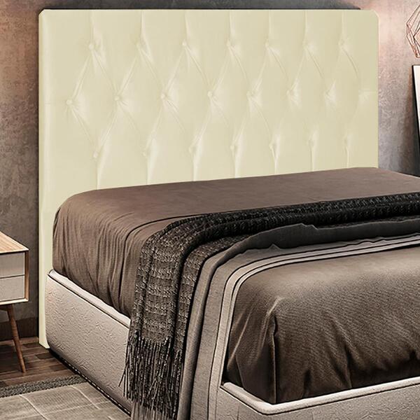Cabeceira Queen Cama Box 160x128cm Topazio Veludo Dc