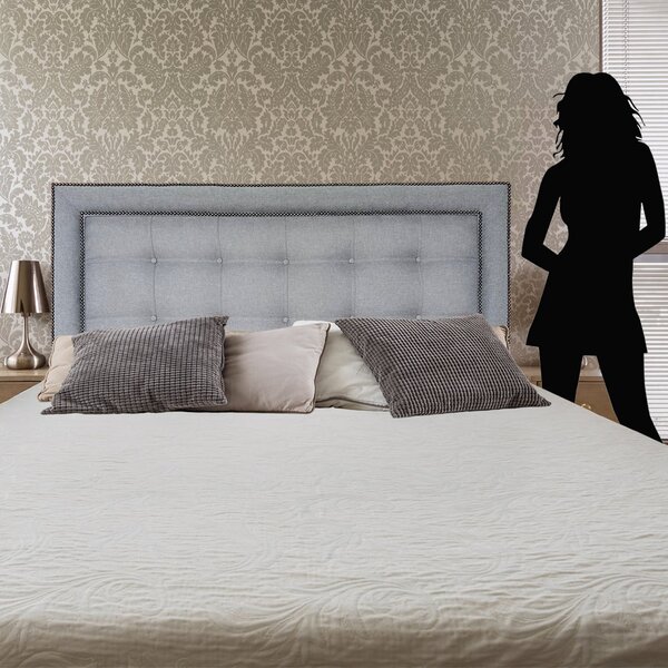 Cabeceira Queen Cama Box Veneza Diamond 10 Linho 160 X 80 Cin