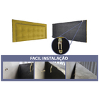 Cabeceira Queen Cama Box Veneza Diamond 10 Suede Liso 160 X 6