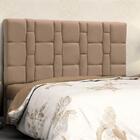 Cabeceira Queen Carlotta Suede Chocolate