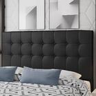 Cabeceira Queen Cassis Preta 160cm