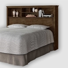 Cabeceira Queen Com Estante Wonderland Castanho