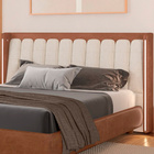 Cabeceira Queen Com Led Yeon Courino Caramelo / Linho Off Whi