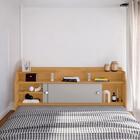 Cabeceira Queen Com Portas Elisa Naturalle E Off White