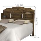 Cabeceira Queen Cometa Castanho