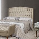 Cabeceira Queen Costa Rica  Linho Bege