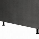 Cabeceira Queen Daiana 160cm Suede Preto – Fdecor