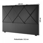 Cabeceira Queen Dalila Corino Preto - Viero Móveis