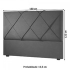 Cabeceira Queen Dalila Gelo - Vian