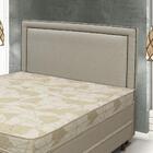 Cabeceira Queen Dinamarca Plus 160cm Linho Bege