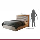 Cabeceira Queen Em Madeira Maciça  Amêndoa Mel