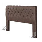 Cabeceira Queen Estofada 163cm Grécia  Chocolate