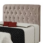 Cabeceira Queen Estofada 163cm Grécia  Palha