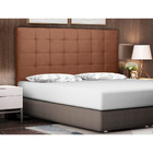 Cabeceira Queen Estofada Arsenal 160 Cm Veludo Telha - Nexta