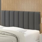 Cabeceira Queen Estofada Brenda Viero Prata