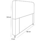 Cabeceira Queen Estofada Cama Box Lady 160 Cm Strass  Suede V