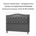 Cabeceira Queen Estofada Capitône Com Frame Belize 160 Cm Ama